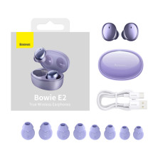 Беспроводные Bluetooth наушники Baseus Bowie E2 True Wireless TWS Earphones Фиолетовый