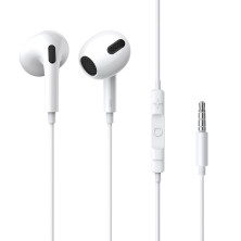 Навушники Baseus Encok H17 Lateral in-ear Wired Earphone jack 3.5 mm Білий