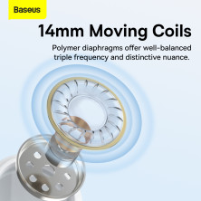 Наушники Baseus Encok C17 Lateral in-ear Wired Earphone Type-C Белый