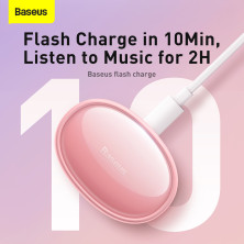 Беспроводные Bluetooth наушники Baseus Bowie E2 True Wireless TWS Earphones Розовый