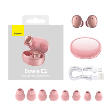 Беспроводные Bluetooth наушники Baseus Bowie E2 True Wireless TWS Earphones Розовый