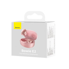 Беспроводные Bluetooth наушники Baseus Bowie E2 True Wireless TWS Earphones Розовый