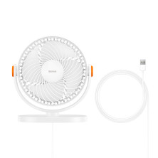 Вентилятор портативный Baseus Serenity Desktop Fan настольный Белый