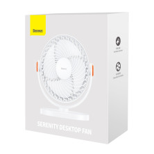 Вентилятор портативный Baseus Serenity Desktop Fan настольный Белый