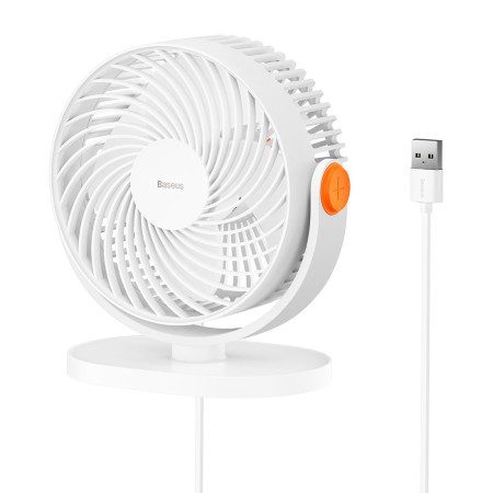 Вентилятор портативный Baseus Serenity Desktop Fan настольный Белый