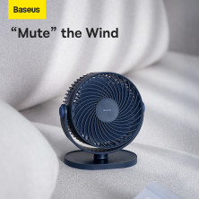 Вентилятор портативный Baseus Serenity Desktop Fan настольный Синий
