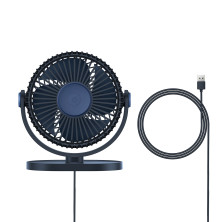 Вентилятор портативный Baseus Serenity Desktop Fan настольный Синий