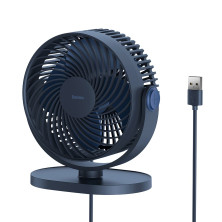 Вентилятор портативный Baseus Serenity Desktop Fan настольный Синий