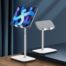 Підставка для телефона і планшета настільна Baseus Indoorsy Youth Tablet Desk Stand Telescopic Білий