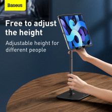 Підставка для телефона і планшета настільна Baseus Indoorsy Youth Tablet Desk Stand Telescopic Чорний