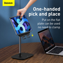 Підставка для телефона і планшета настільна Baseus Indoorsy Youth Tablet Desk Stand Telescopic Чорний