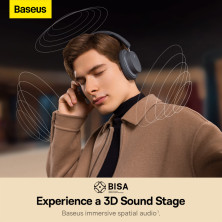 Бездротові Bluetooth навушники Baseus Bowie D05 Сірий