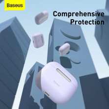 Чехол для AirPods 3 Baseus Super Thin Silica Gel Case Фиолетовый