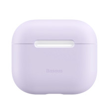 Чехол для AirPods 3 Baseus Super Thin Silica Gel Case Фиолетовый
