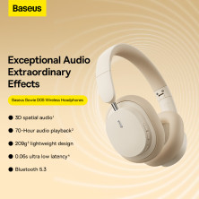 Бездротові Bluetooth навушники Baseus Bowie D05 Білий