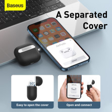 Чехол для AirPods 3 Baseus Super Thin Silica Gel Case Черный