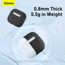 Чехол для AirPods 3 Baseus Super Thin Silica Gel Case Черный