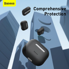 Чехол для AirPods 3 Baseus Super Thin Silica Gel Case Черный