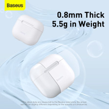 Чехол для AirPods 3 Baseus Super Thin Silica Gel Case Белый