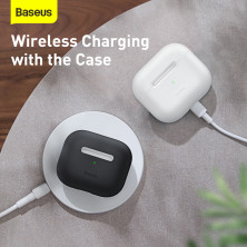 Чехол для AirPods 3 Baseus Super Thin Silica Gel Case Белый