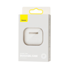 Чехол для AirPods 3 Baseus Super Thin Silica Gel Case Белый