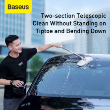 Швабра для миття авто Baseus Handy Car Home Dual-use Mop Білий