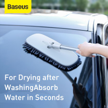 Швабра для миття авто Baseus Handy Car Home Dual-use Mop Білий