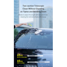 Швабра для миття авто Baseus Handy Car Home Dual-use Mop Білий