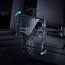 Автодержатель на подголовник Baseus JoyRide Pro Backseat Car Mount для телефона или планшета Черный