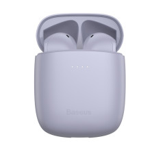 Бездротові Bluetooth навушники Baseus Encok TWS W04 Фіолетовий