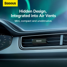 Ароматизатор в машину Baseus Graceful Car Fragrance Lite Alpine Green та 2 арома-картриджі Зелений