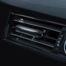 Ароматизатор в машину Baseus Graceful Car Fragrance Night Silver і 6 арома-картриджів Сріблястий