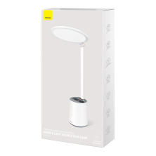 Настільна лампа Baseus LED Smart Eye Series Full Spectrum Double Light Source AAA Reading and Writing Desk Lamp CN Version Білий