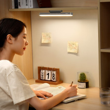Настольная лампа Baseus Magnetic Stepless Dimming Charging Desk Lamp переносная с встроенным аккумулятором 1800 mAh Серый