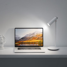 Настільна лампа Baseus i-wok Series Charging Office Reading Desk Lamp переносна з вбудованим акумулятором 1800 mAh Білий