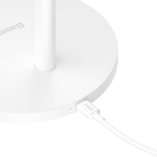 Настільна лампа Baseus i-wok Series Charging Office Reading Desk Lamp переносна з вбудованим акумулятором 1800 mAh Білий