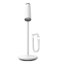 Настільна лампа Baseus i-wok Series Charging Office Reading Desk Lamp переносна з вбудованим акумулятором 1800 mAh Білий