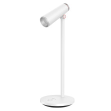 Настільна лампа Baseus i-wok Series Charging Office Reading Desk Lamp переносна з вбудованим акумулятором 1800 mAh Білий