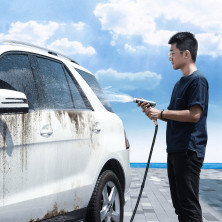 Минимойка Baseus Simple Life Car Wash Spray Nozzle с шлангом 15 метров Черный
