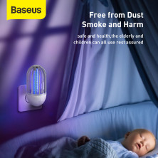 Лампа уничтожитель насекомых Baseus Linlon Outlet Mosquito Lamp Белый
