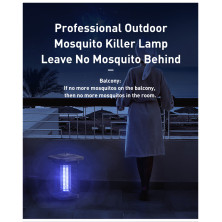 Лампа знищувач комах Baseus Pavilion Courtyard Mosquito Killer Lamp Чорний
