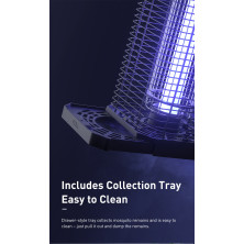 Лампа знищувач комах Baseus Pavilion Courtyard Mosquito Killer Lamp Чорний