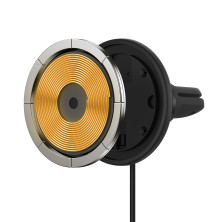 Беспроводное автомобильное зарядное устройство Baseus CW01 Magnetic Wireless Charging Car Mount 40W с функцией MagSafe и Qi 15W+Type-C 25W Черный