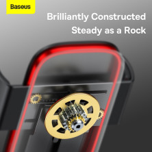 Автодержатель для телефона Baseus Metal Age2 Gravity Air Outlet Version в воздуховод Черный