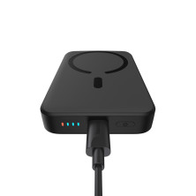 УМБ Baseus Magnetic Mini Wireless Fast Charge 2in1 10000mAh 20W 2.4A QC3.0+PD3.0 с Беспроводной зарядкой Qi 15W Черный