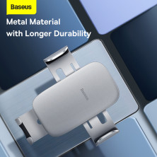 Автодержатель для телефона Baseus Metal Age2 Gravity Air Outlet Version в воздуховод Серебристый