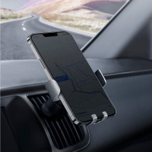 Автодержатель для телефона Baseus Metal Age2 Gravity Air Outlet Version в воздуховод Серебристый