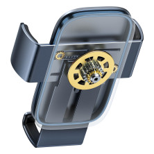 Автодержатель для телефона Baseus Metal Age2 Gravity Air Outlet Version в воздуховод Серый