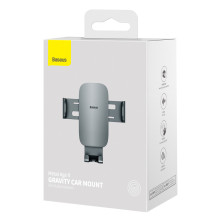 Автодержатель для телефона Baseus Metal Age2 Gravity Air Outlet Version в воздуховод Серый