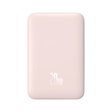 УМБ Baseus Magnetic Mini Wireless Fast Charge 2in1 10000mAh 20W 2.4A QC3.0+PD3.0 с Беспроводной зарядкой Qi 15W Розовый